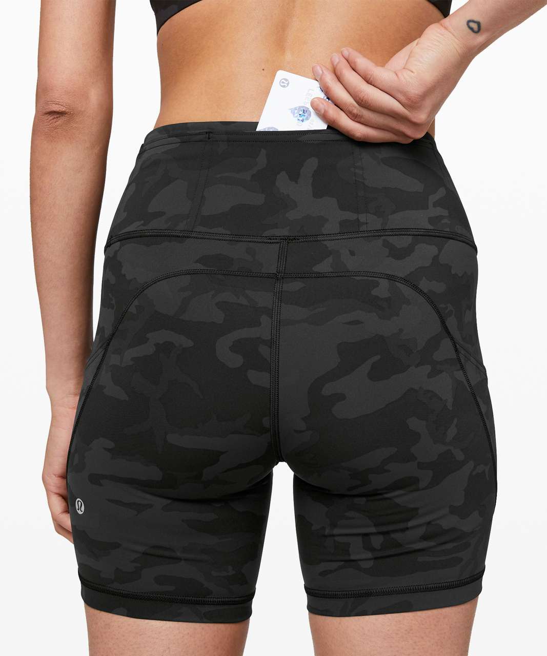 Lululemon Fast And Free Short 10 *Non-Reflective - Incognito Camo Multi Gator  Green - lulu fanatics