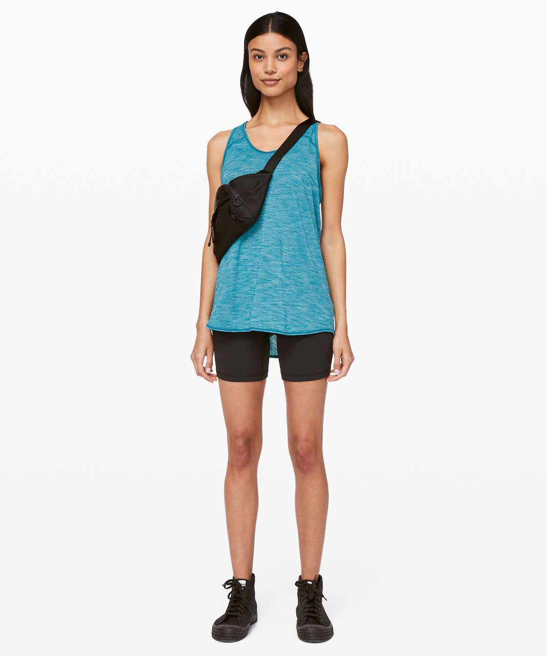 Lululemon Essential Tank - Heathered Cyprus