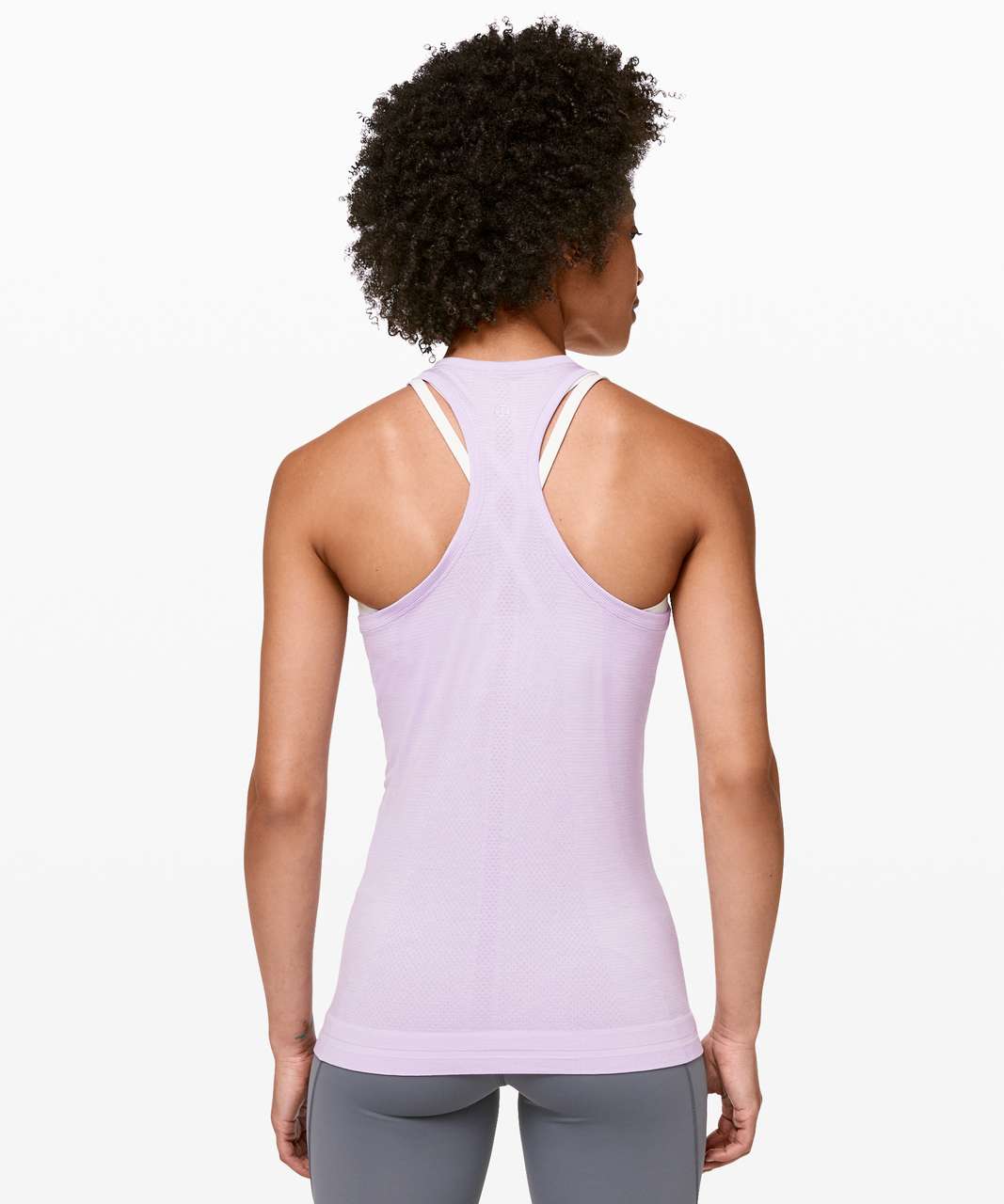 Lululemon Swiftly Speed Racerback - Sheer Violet / White / Pink - lulu ...