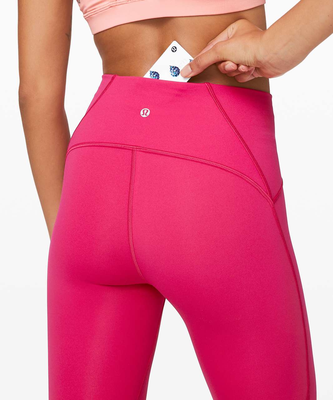 Lululemon Athletica hot pink Capri leggings size 8 workout leggings ankle  pants - $36 - From Paydin