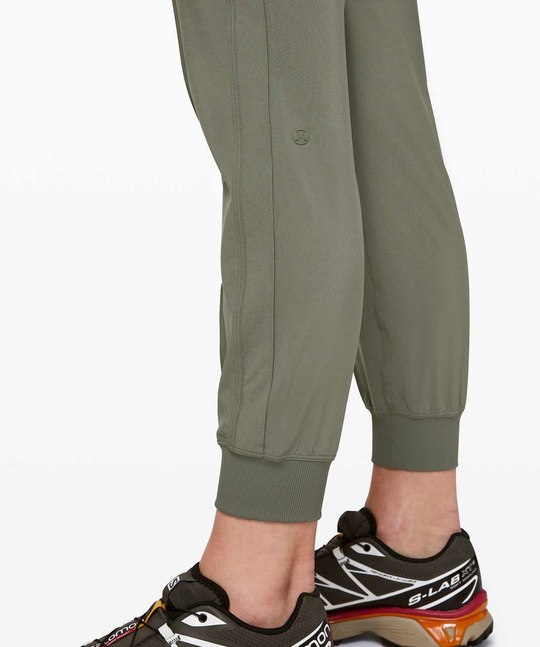 Wanderer crop jogger  grey sage - wish they were slightly less