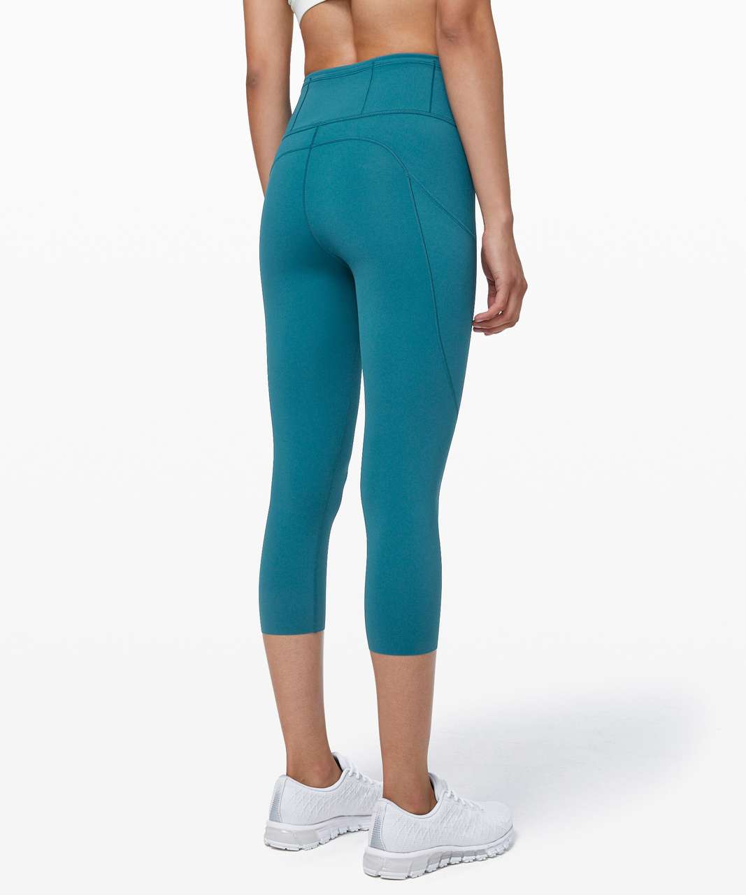 Lululemon Fast and Free Crop II 19 *Nulux - Cyprus - lulu fanatics