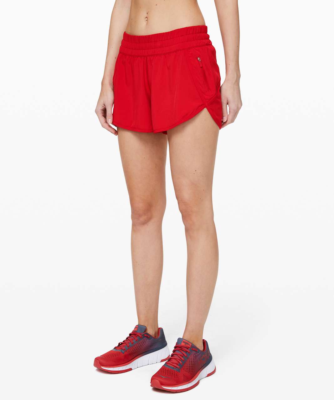 Lululemon Tracker Short V *4" - Flamenco Red