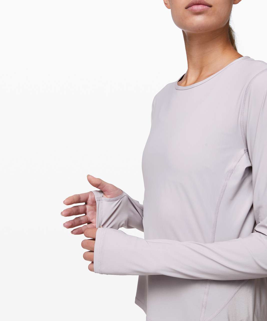 Lululemon Look Ahead Run Long Sleeve In Iced Iris | ModeSens