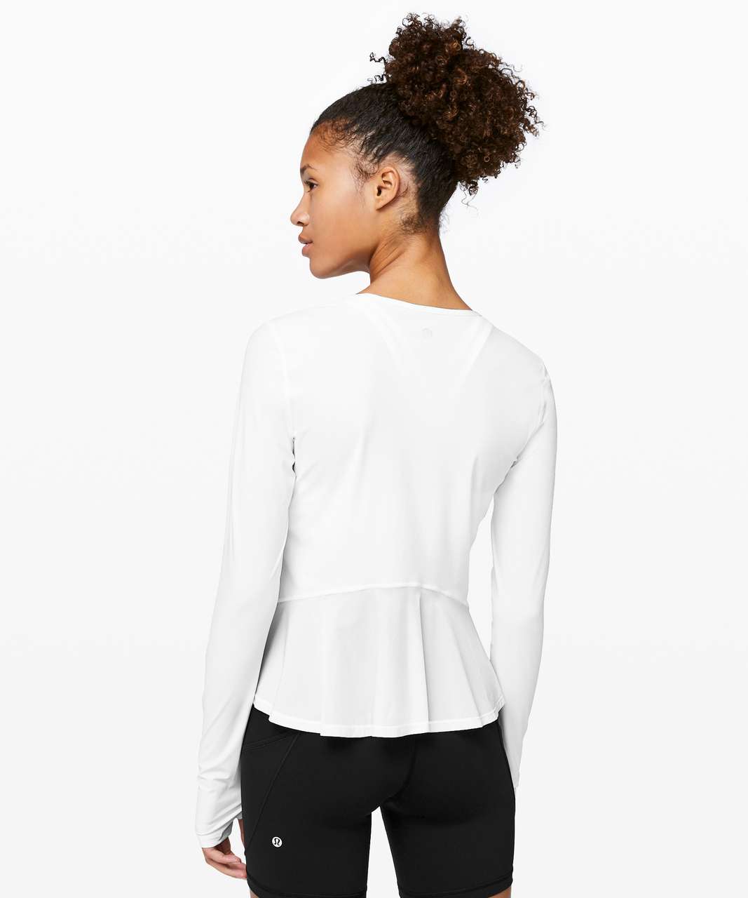 Lululemon Look Ahead Run Long Sleeve - White