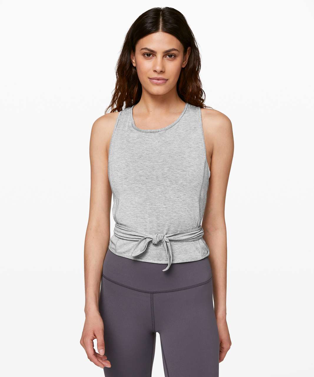 Lululemon Turn to Tie Tank - Heathered Core Light Grey