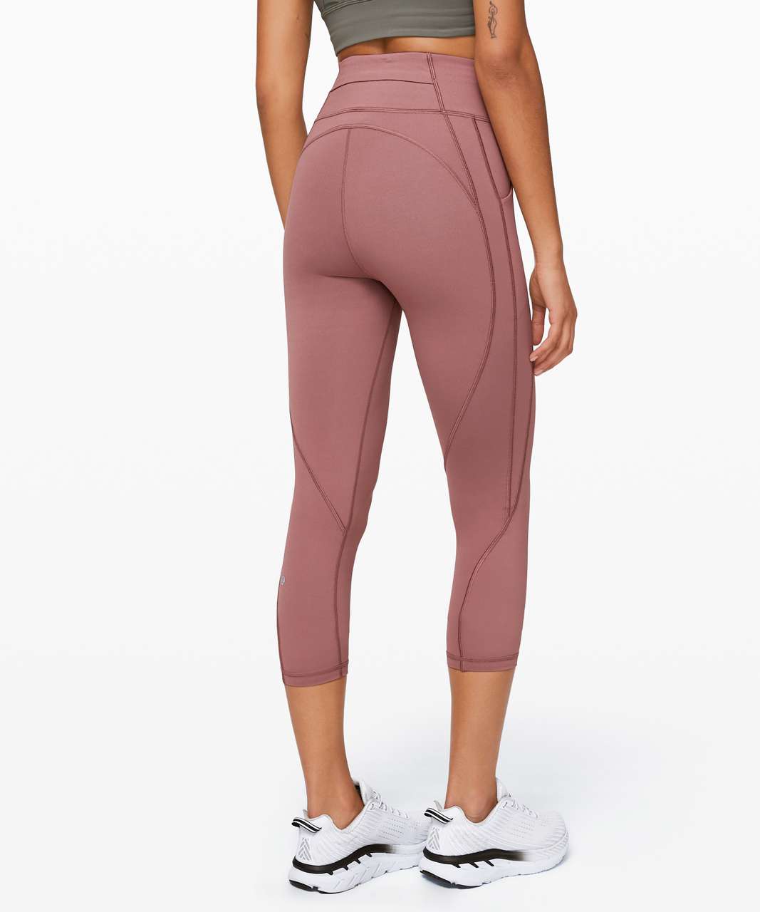 Lululemon Time To Sweat Crop *23 - Red Dust - lulu fanatics