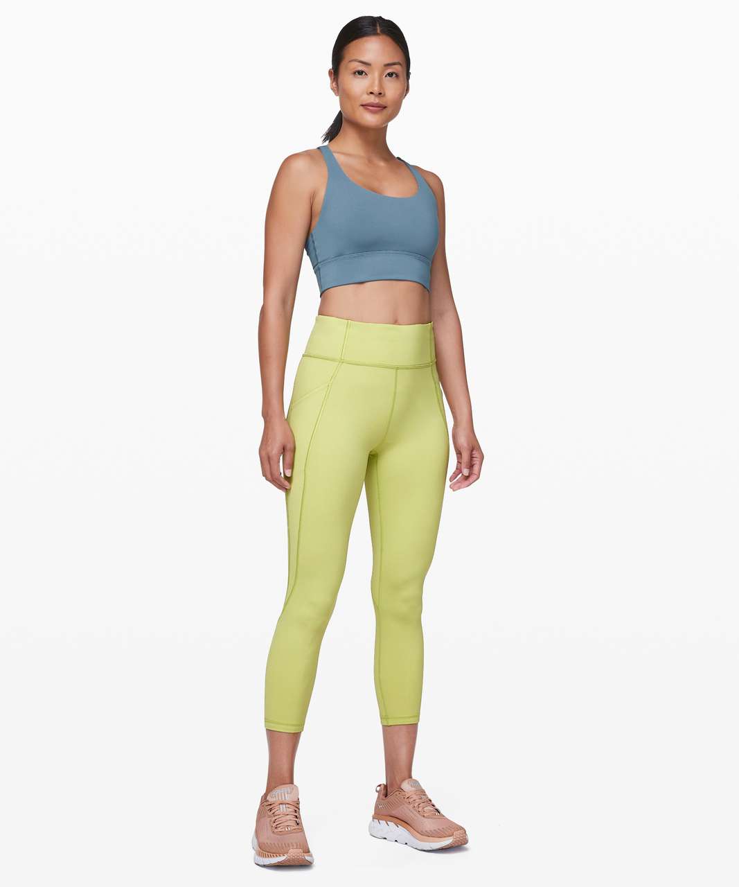 Lululemon Time To Sweat Crop *23" - Wasabi