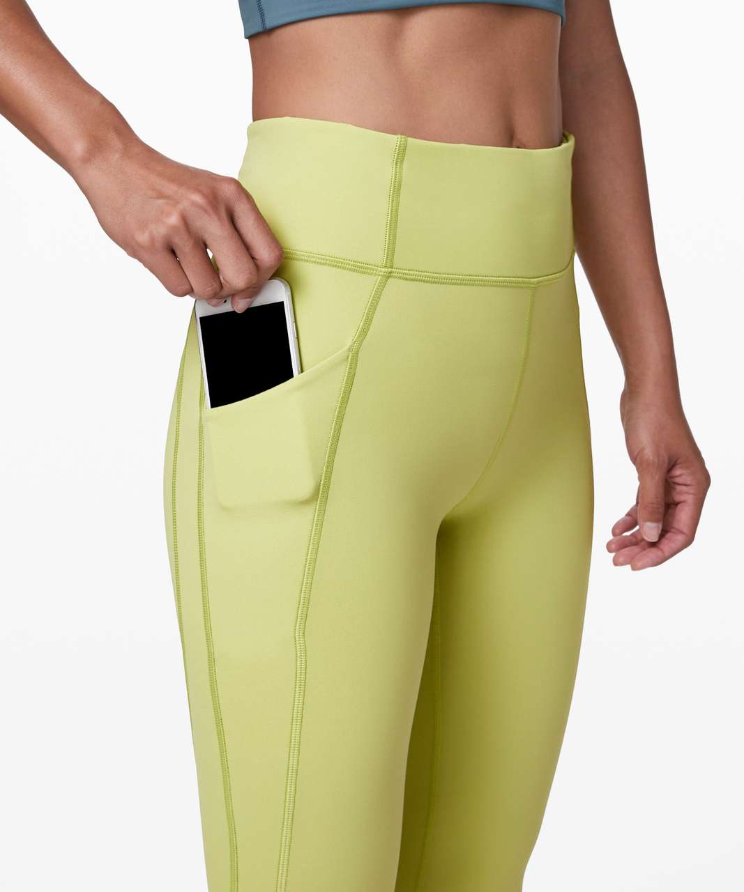 Lululemon Time To Sweat Crop *23" - Wasabi