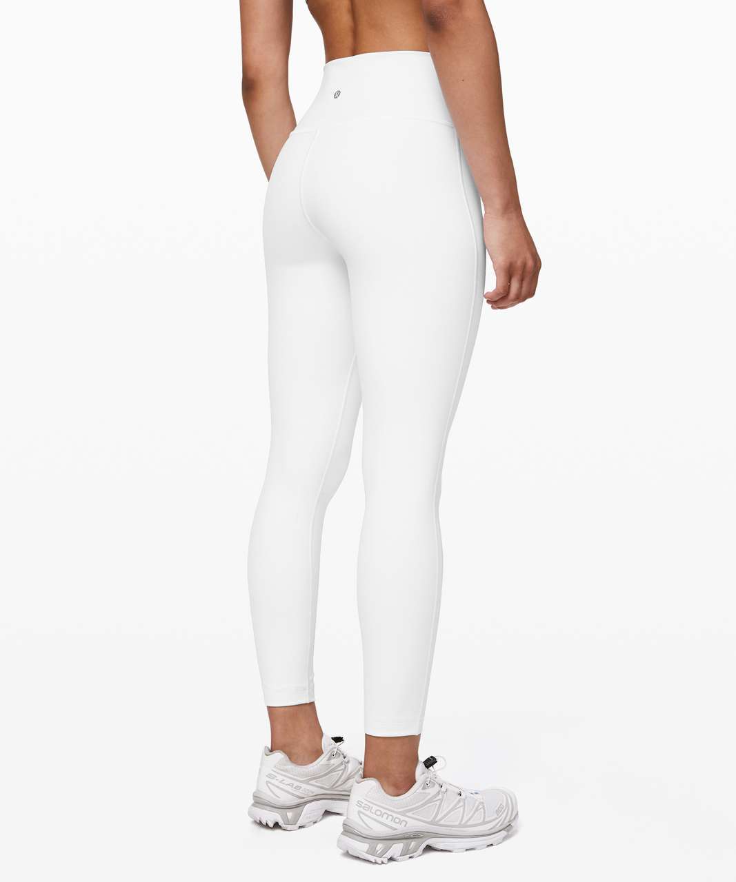 NWT Lululemon Wunder Under High-Rise Tight 25 Size 6 White Grey