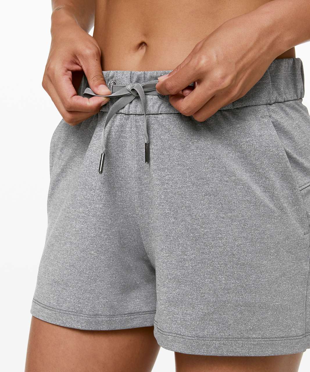 Lululemon On The Fly Short *2.5" - Heathered Slate