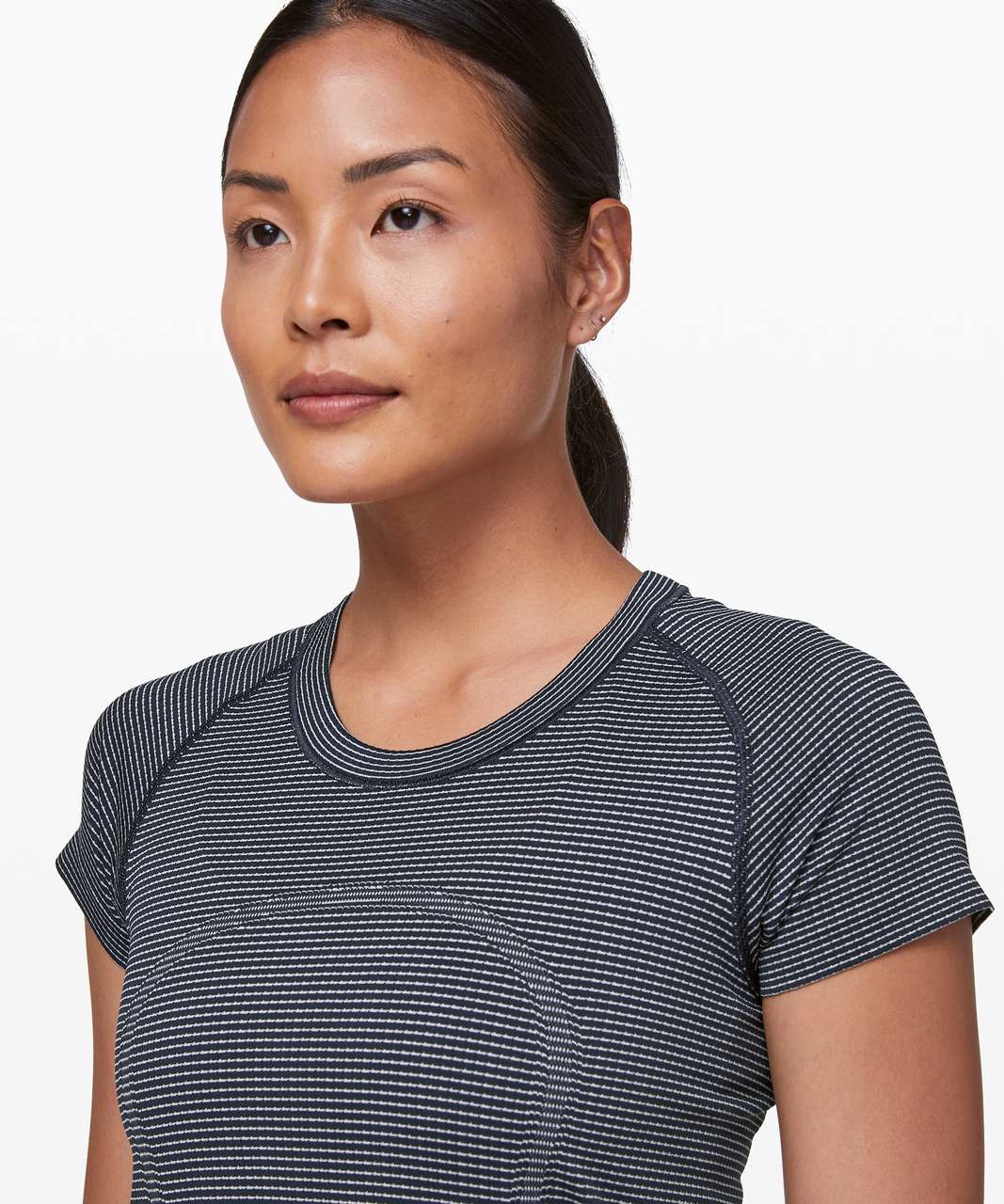 Lululemon Swiftly Tech Short Sleeve Crew - True Navy / White