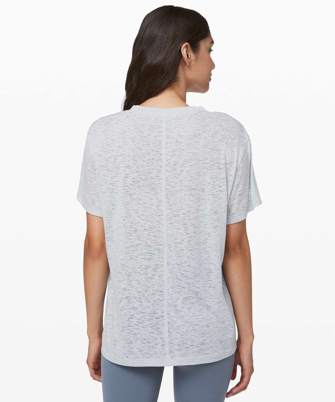 Lululemon All Yours Boyfriend Tee *Veil - Silver Fox - lulu fanatics