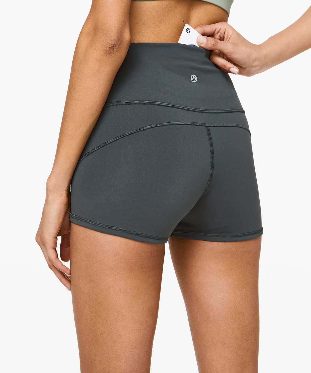 Lululemon Womens In Movement Short Everlux 2.5 Size 6 Cyprus Athletic  Outdoor