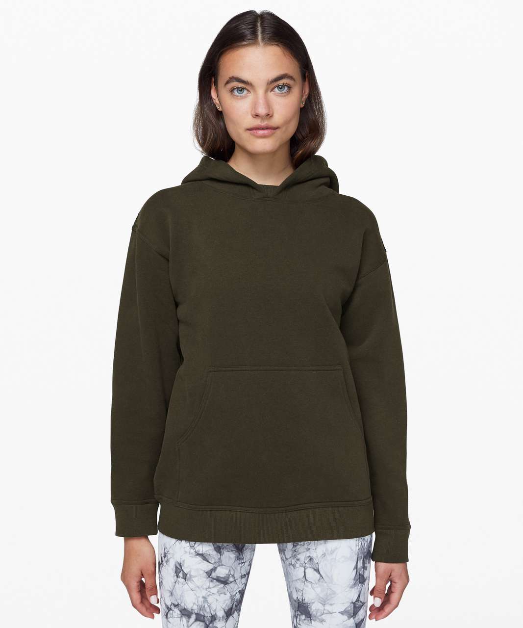 Lululemon All Yours Hoodie *fleece In Green