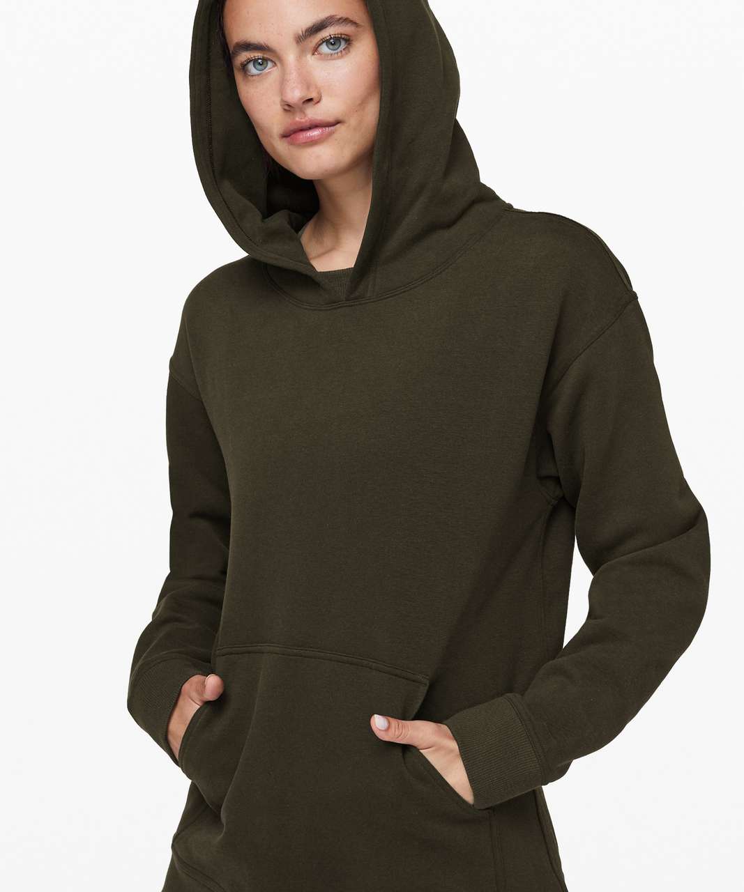 Black Loungeful Hoodie (12), Dark Olive Aligns (8), and Black On