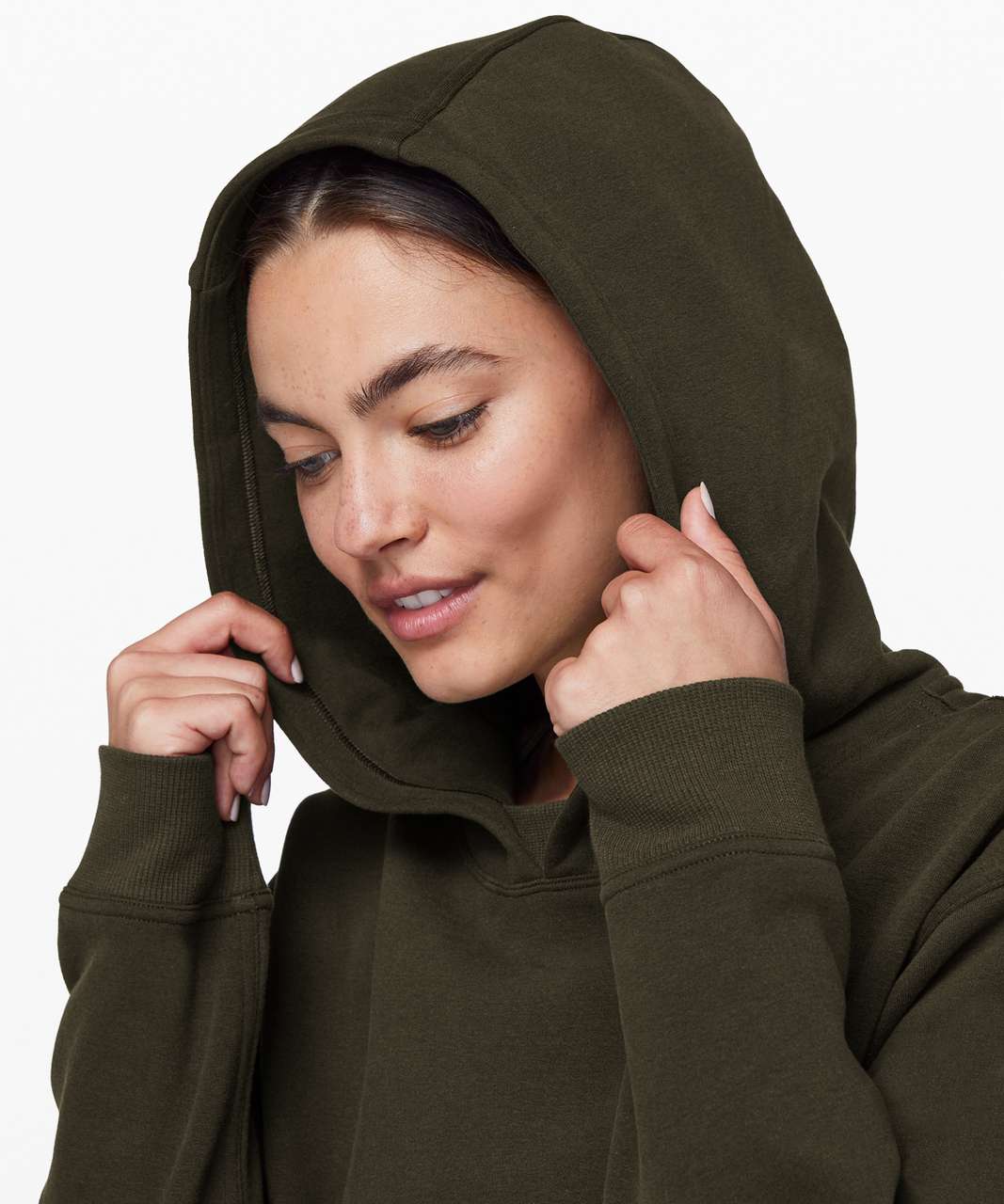 Lululemon All Yours Hoodie - Dark Olive - lulu fanatics