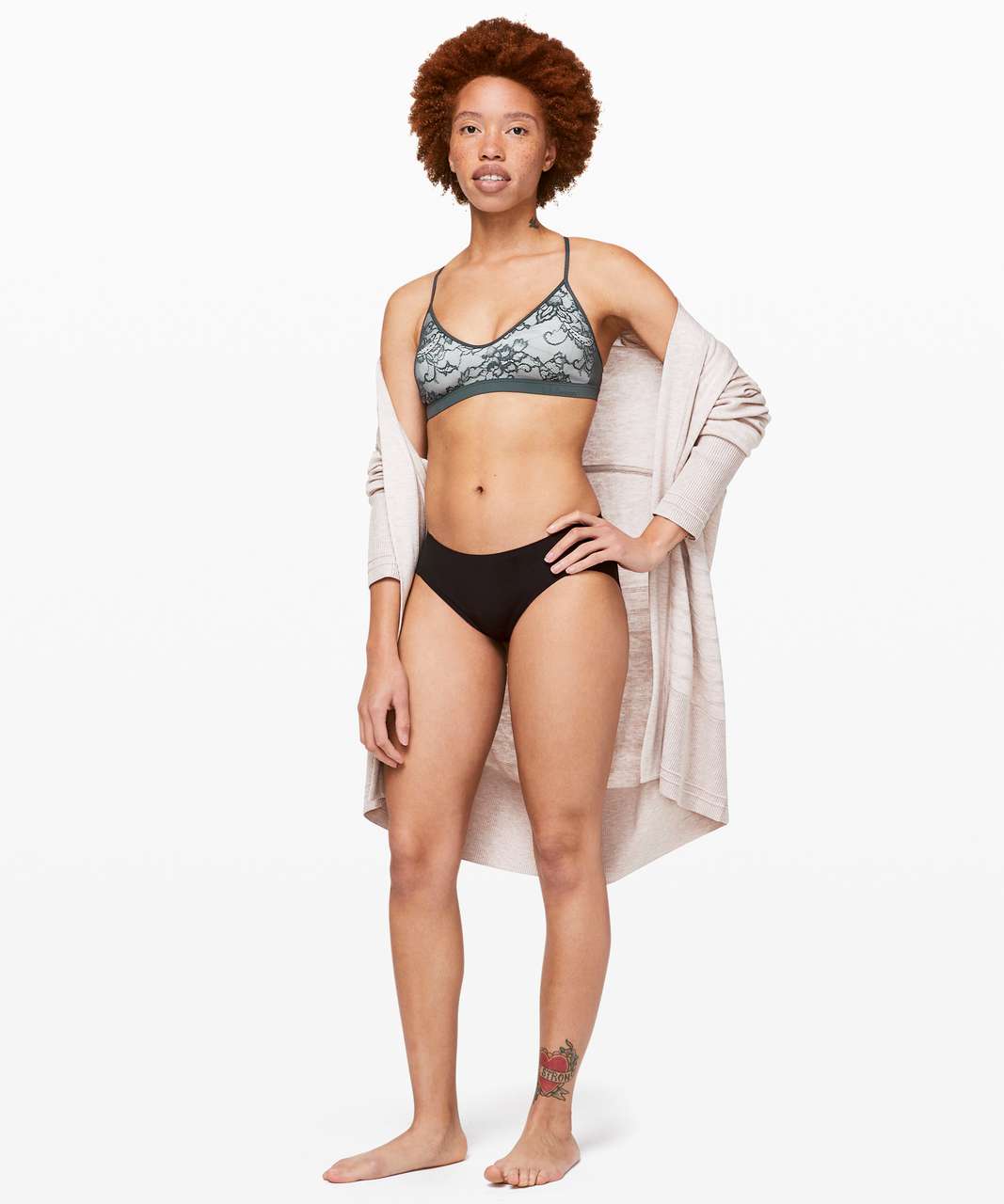 Lululemon Live In Lace Bralette - Nightcap / Polar Ice - lulu fanatics