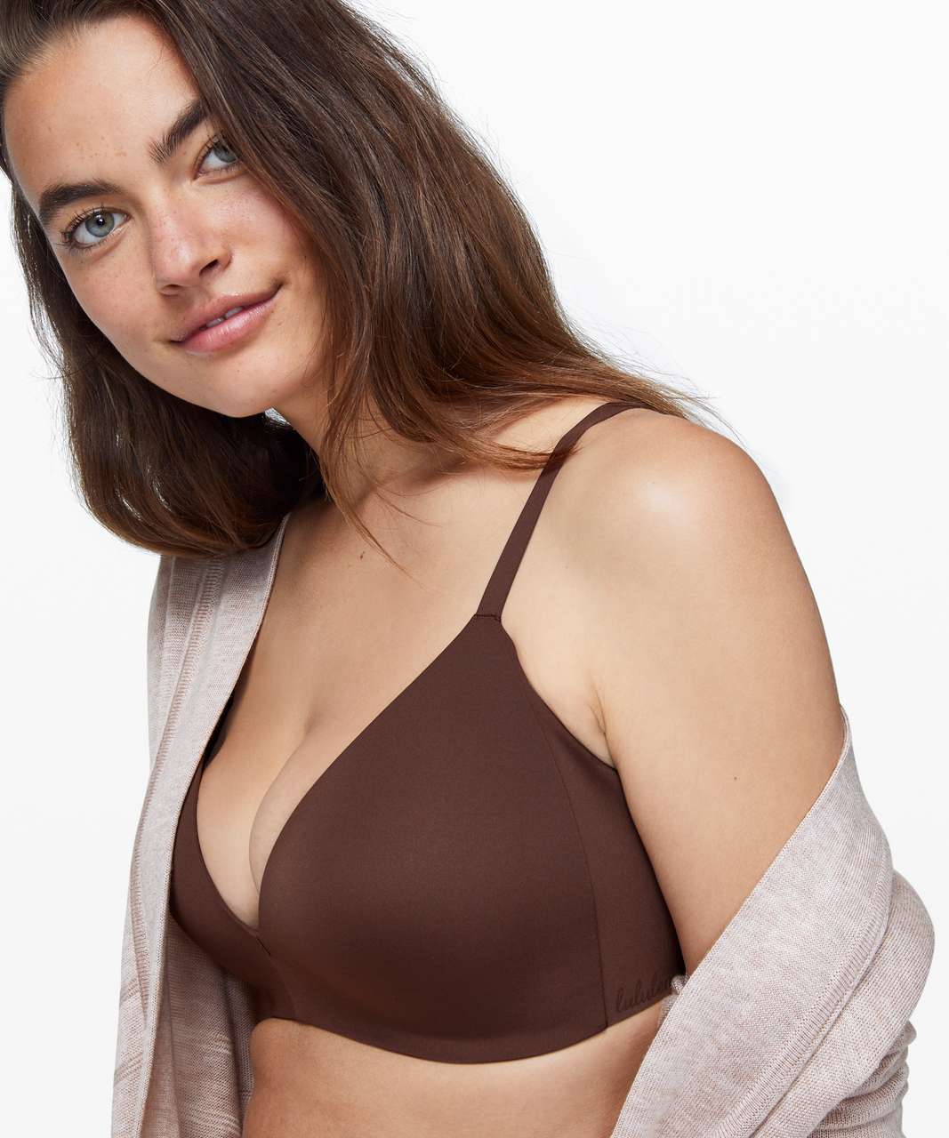 Lululemon Take Shape Bra - Dusty Bronze - lulu fanatics