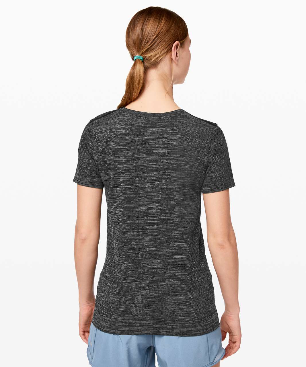 Lululemon Swiftly Tech Short Sleeve (Breeze) *Relaxed Fit - Black / White / Black