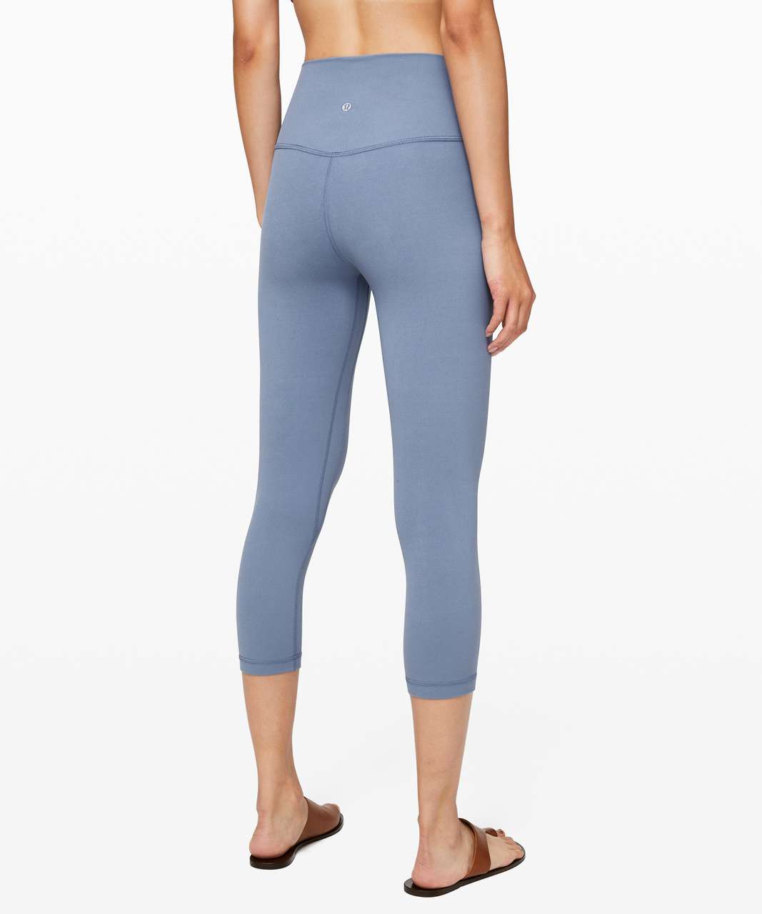 lululemon blue crop leggings