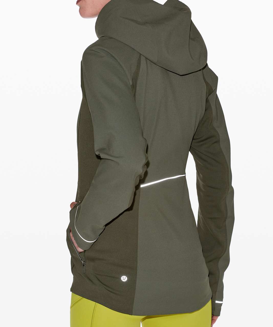 Lululemon Cross Chill Jacket In Dark Olive