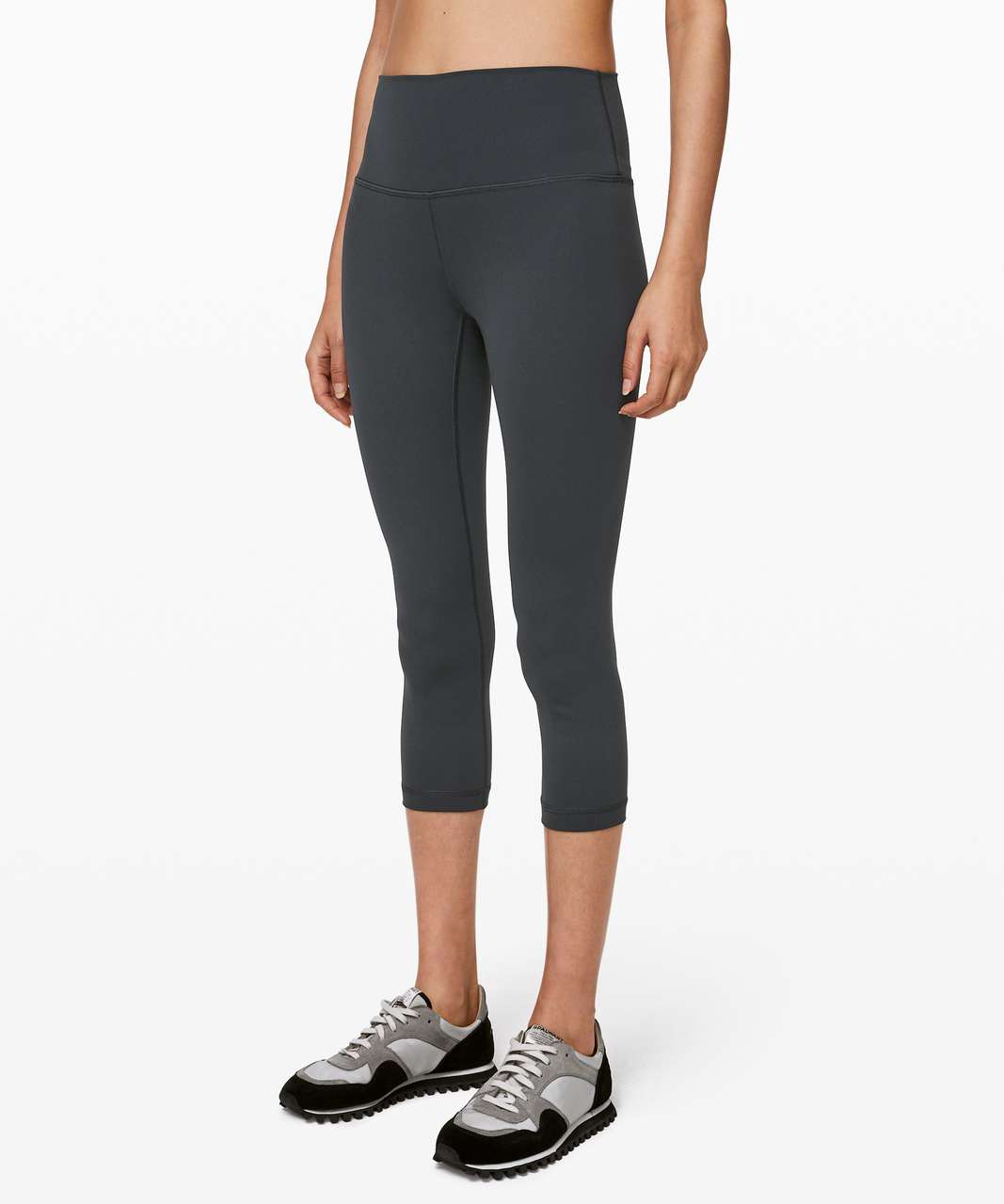 Lululemon Wunder Under Mix & Mesh Tight, Color Melanite, Size 4