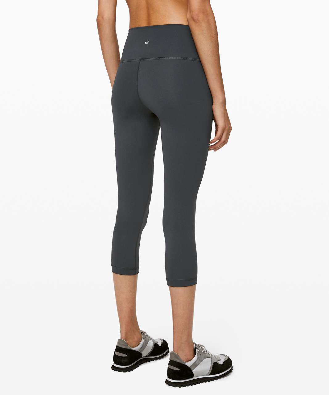 Lululemon Wunder Under Crop (Hi-Rise) *Luxtreme 21 - Heathered Black -  lulu fanatics