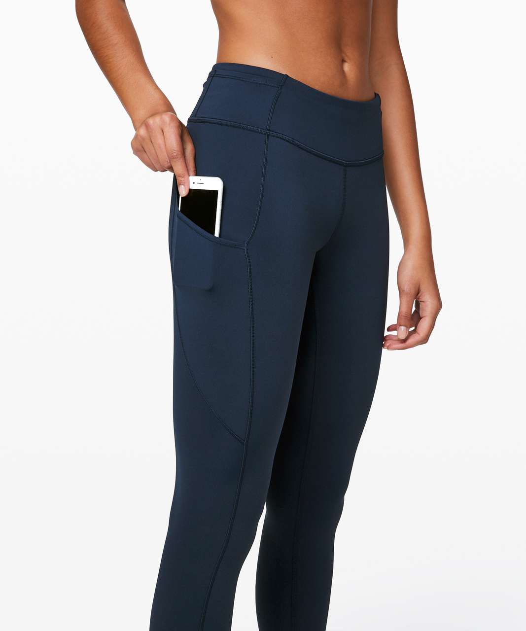 lululemon Fast * Free High-Rise Tight 25 True Navy Size 14 MSRP $128.00  **NWT**