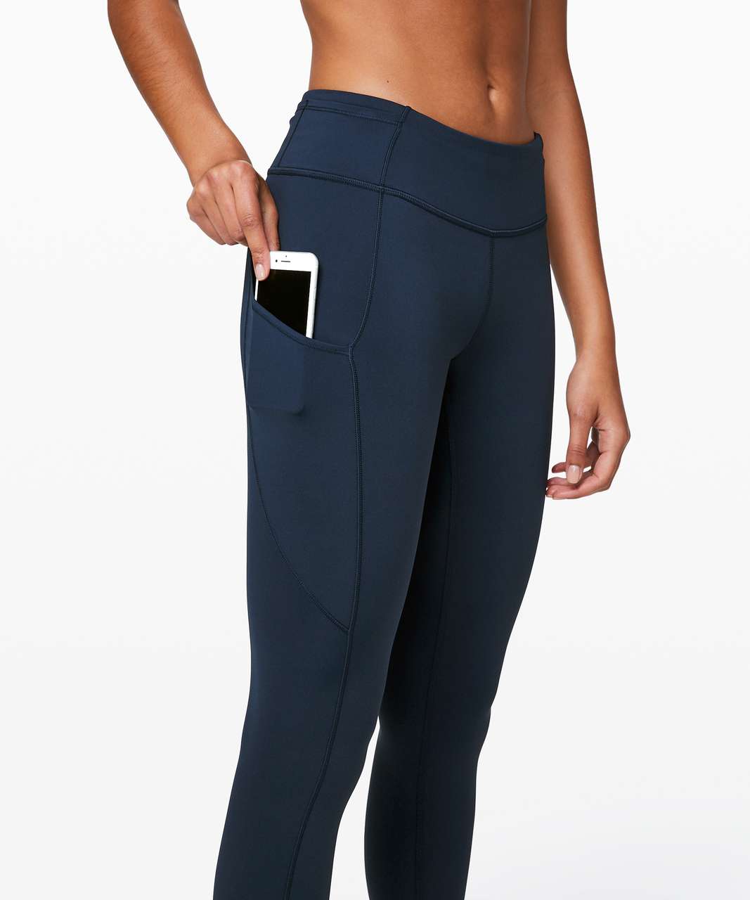 Lululemon Fast and Free Mid-Rise Tight 28 *Non-Reflective - True Navy -  lulu fanatics