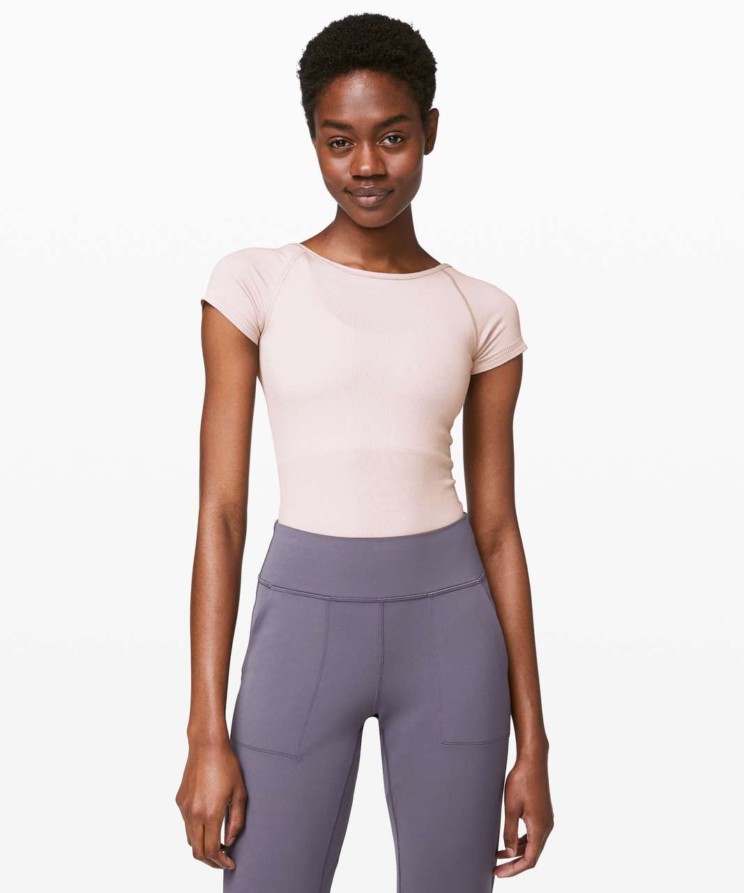 Lululemon Seek Simplicity Bodysuit - Pink Bliss - lulu fanatics