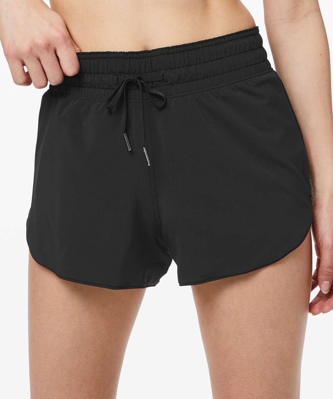 Lululemon Choose A Side Short *Reversible 3" - Free Spirit Alpine White Black / Black