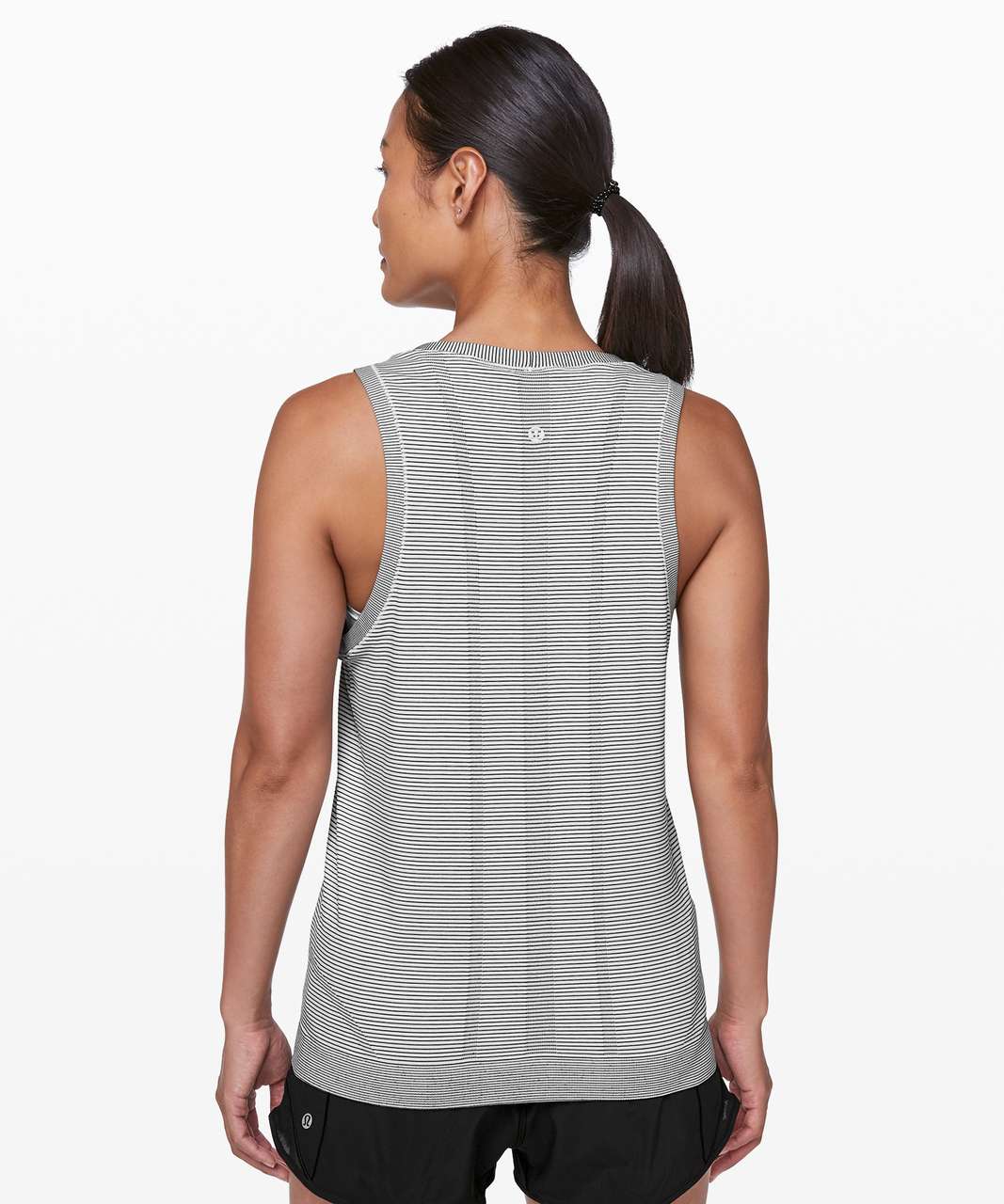 Lululemon Swiftly Breeze Tank *Relaxed Fit - White / Black