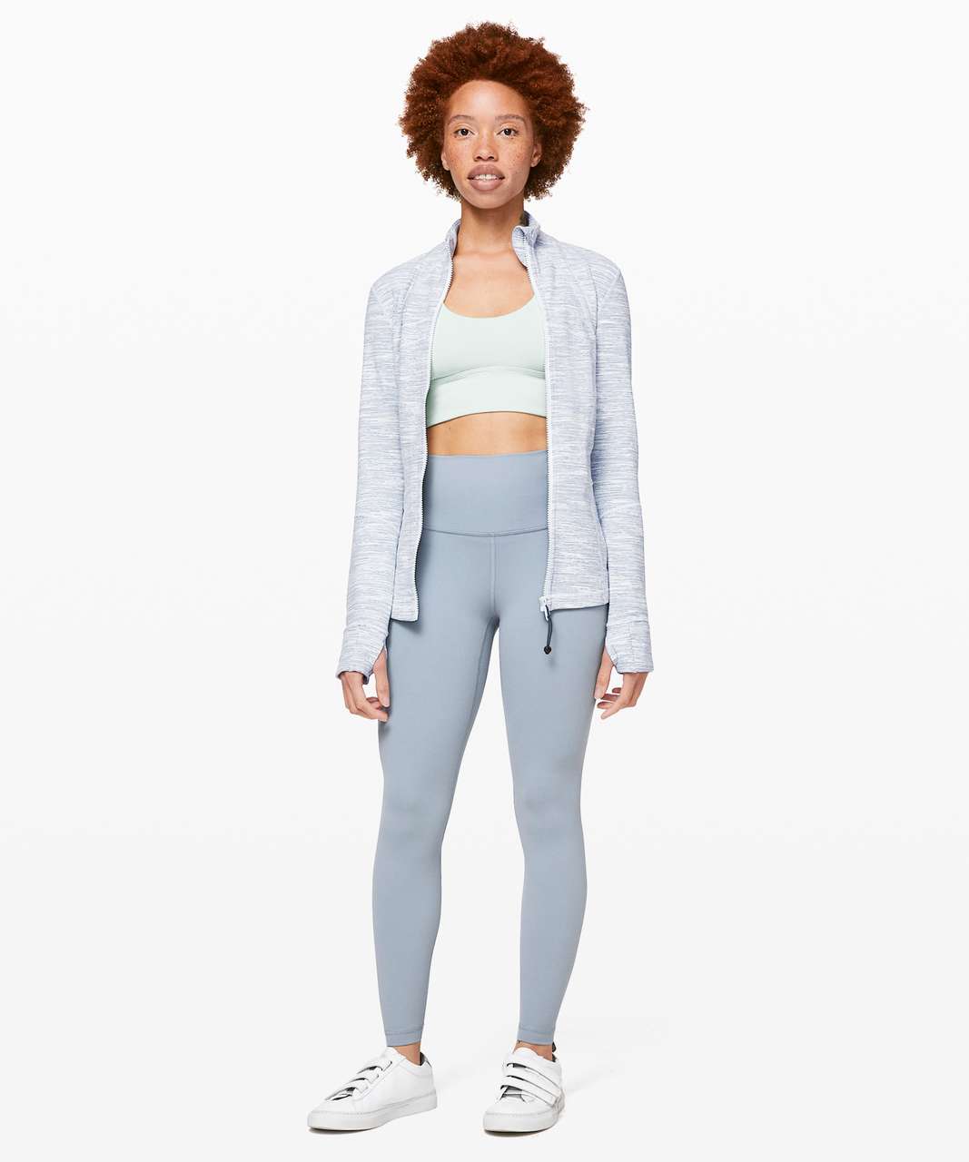 lululemon define jacket - Wee Are From Space Sheer Blue Chambray