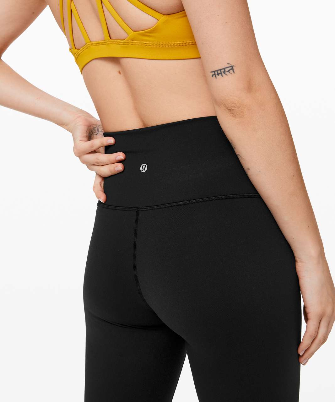 Lululemon Wunder Under Crop (High-Rise) *Full-On Luon 21 - Black - lulu  fanatics