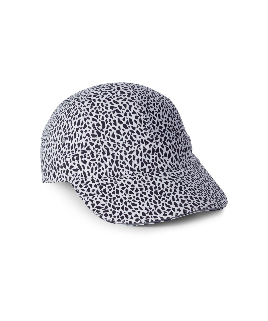 Lululemon Race To Place Run Hat 2.0 - Miss Mosaic White / Posey Black White