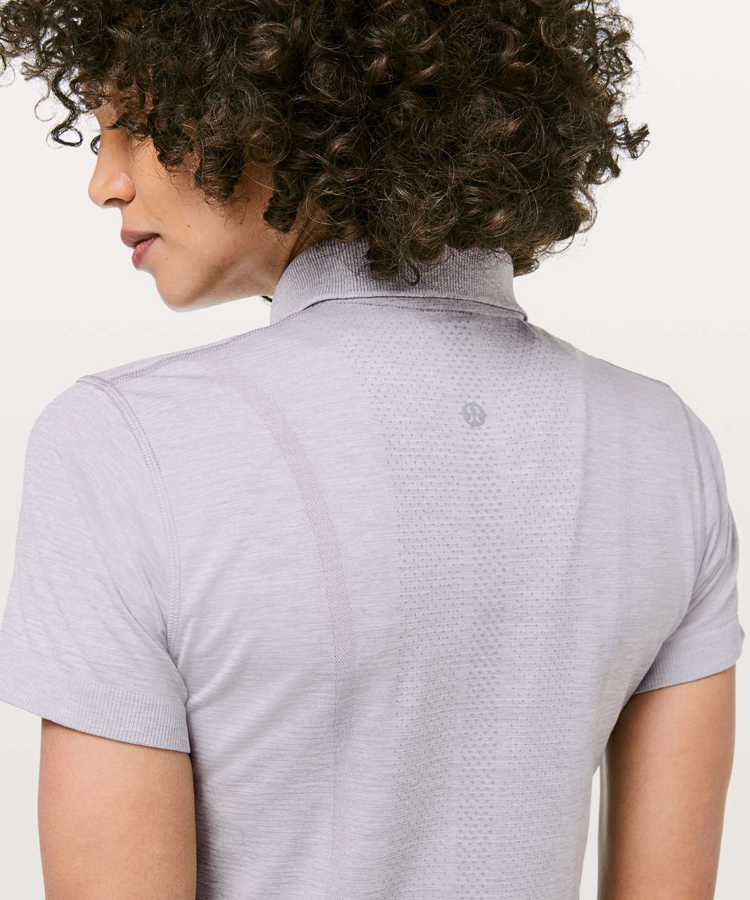 Lululemon Swiftly Speed Polo - Silverscreen / White