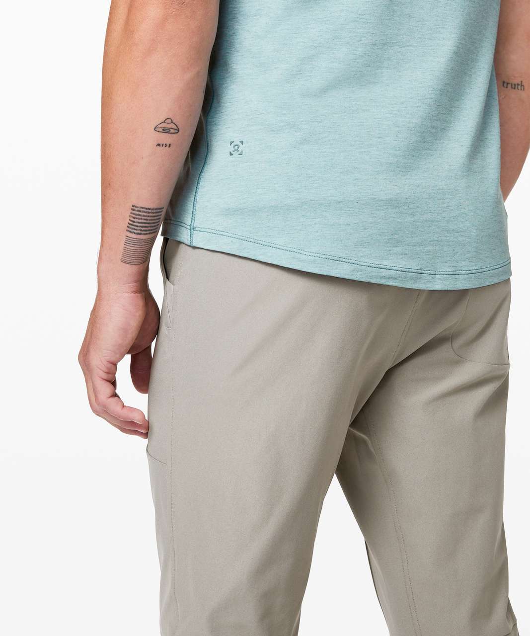 Lululemon 5 Year Basic Tee *Updated Fit - Heathered Aquatic Green