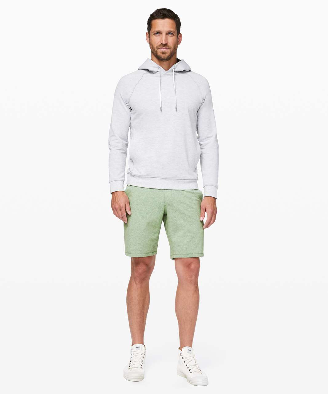 Lululemon City Sweat Short *9" - Heathered Green Haze