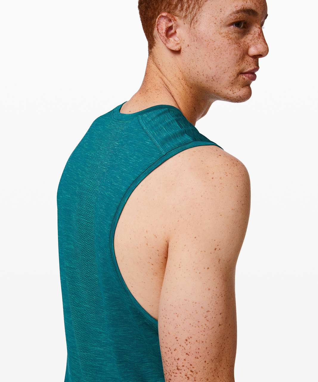 Lululemon Metal Vent Tech Muscle Tank - Tropix Green / Shark Teal