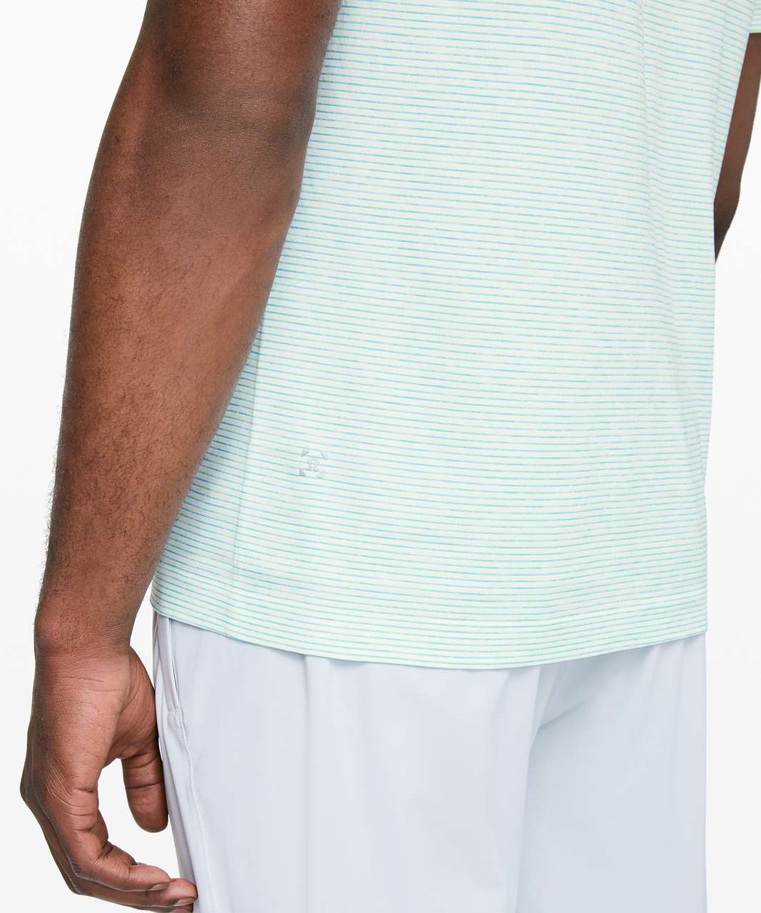 Lululemon Metal Vent Tech Polo - White / White / Blue / Lime