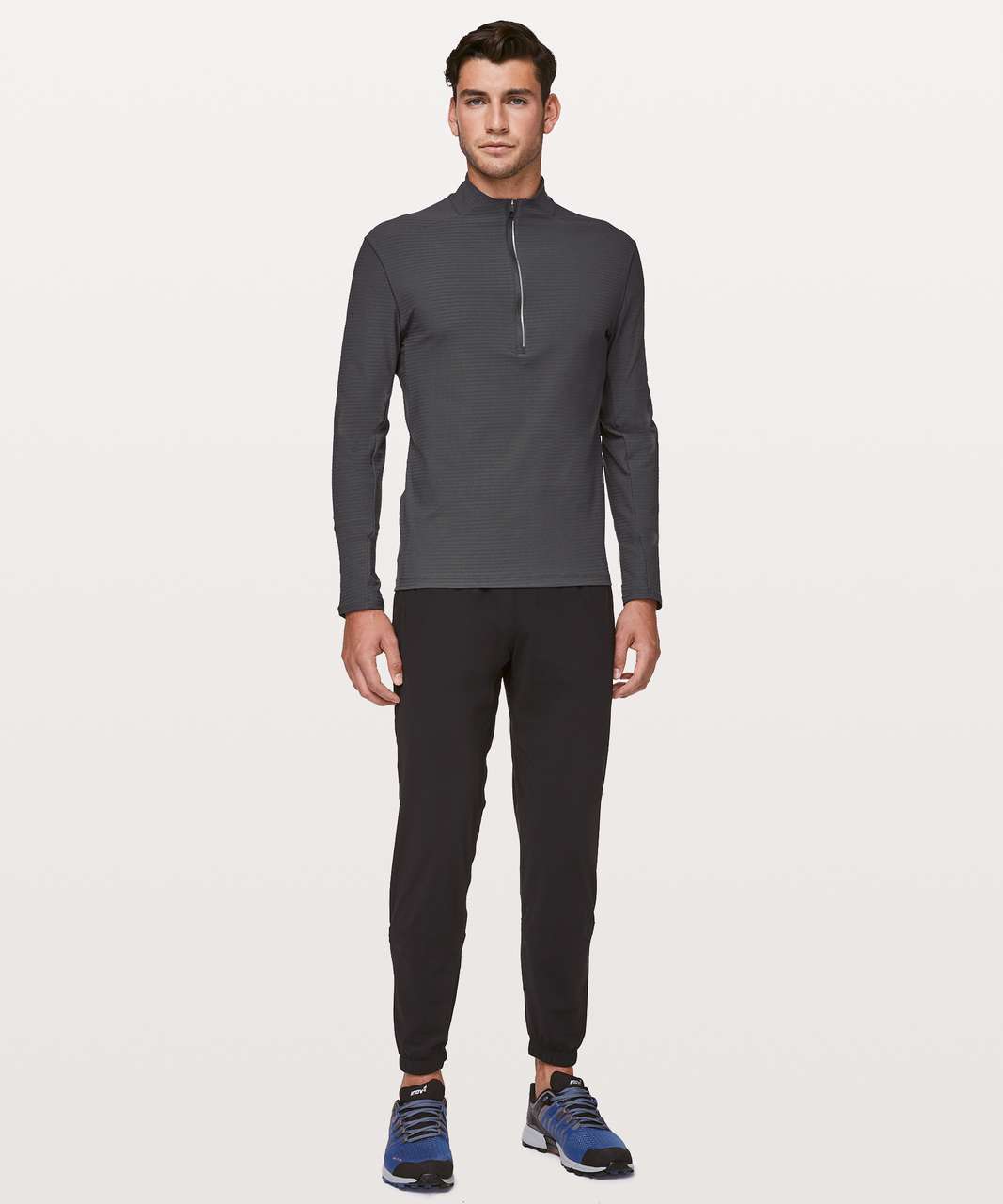 NWT Men's Lululemon Oversized-Fit Fleece Half Zip Grey MSRP $148.00