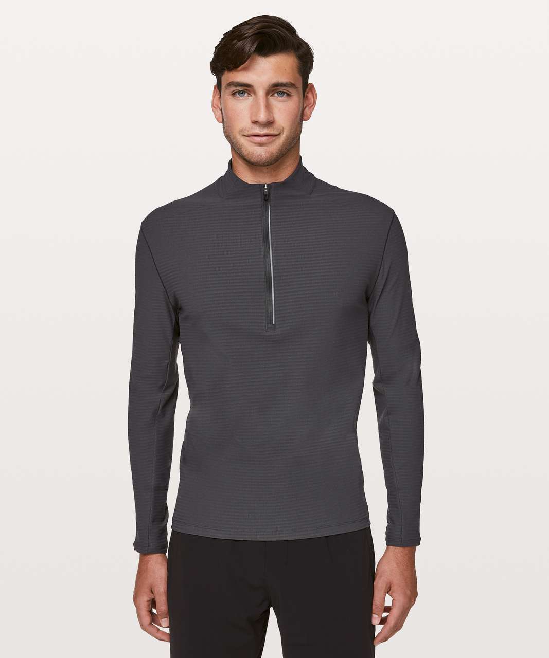 Lululemon Oversized-Fit Fleece Half Zip - Gull Grey - lulu fanatics