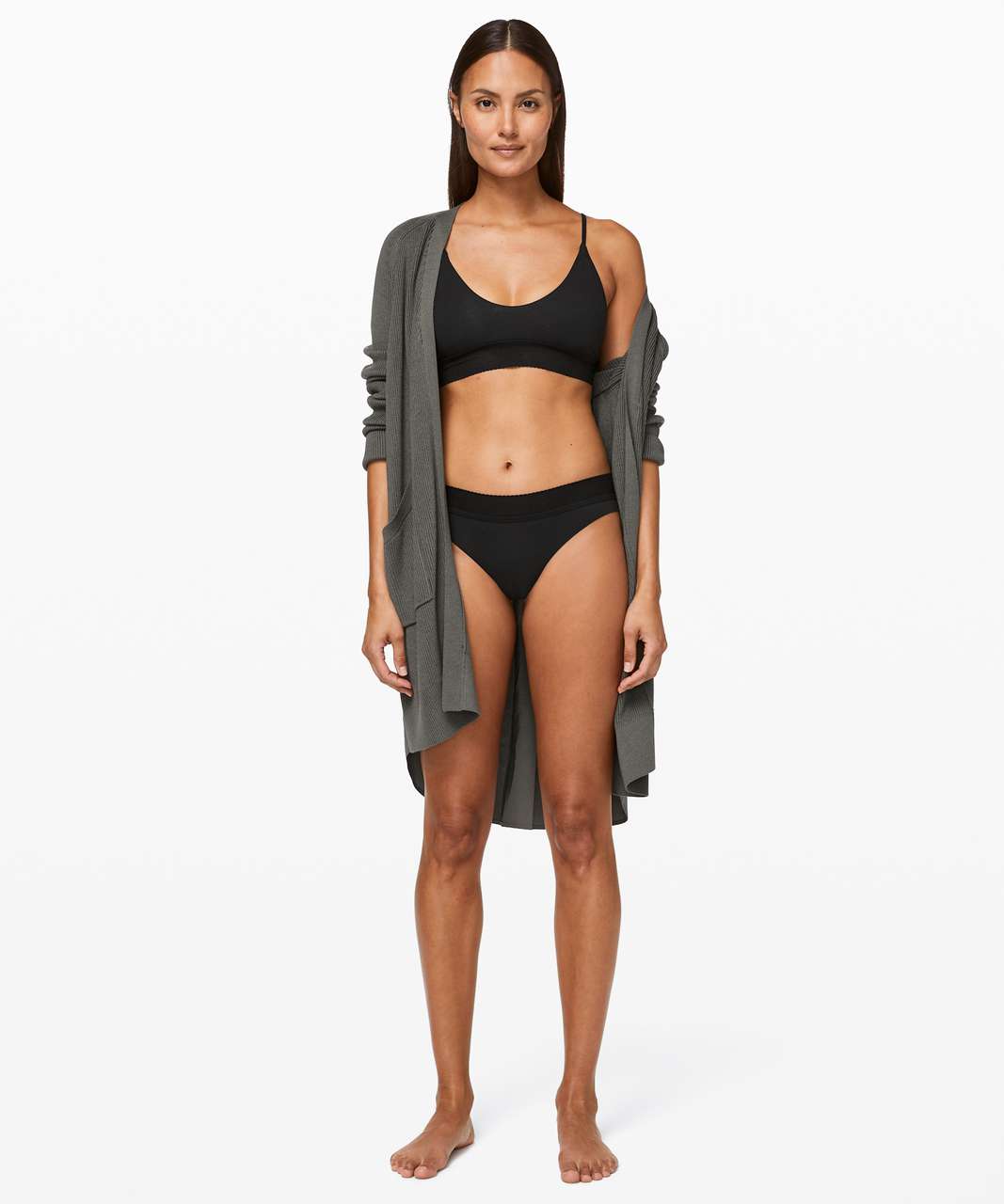 Lululemon Ever Essentials Bralette - Black - lulu fanatics