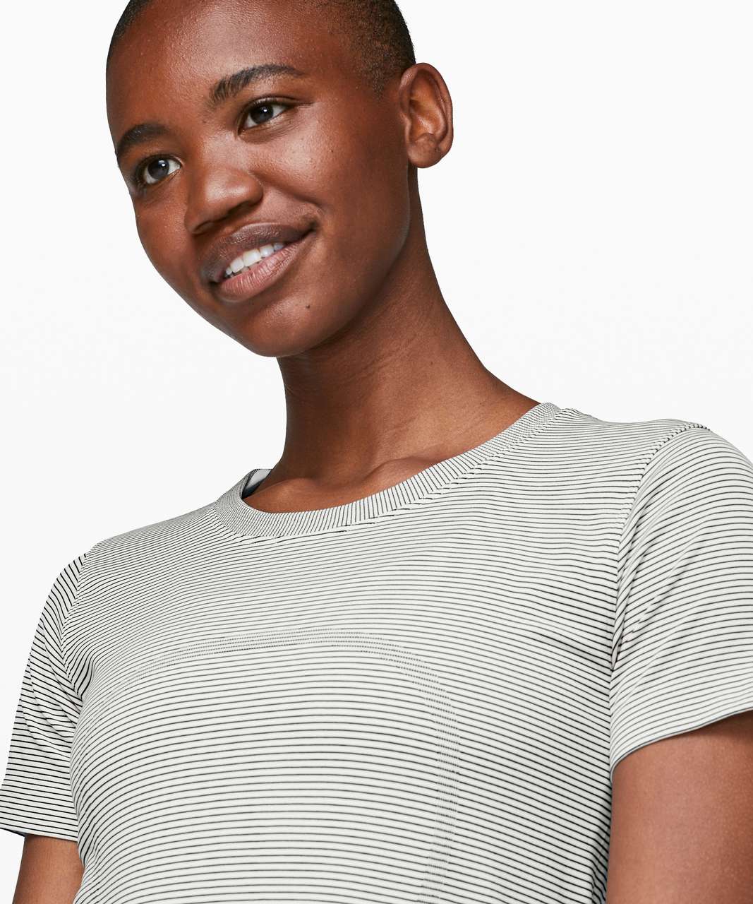 Lululemon Swiftly Tech Short Sleeve (Breeze) *Relaxed Fit - White / Black