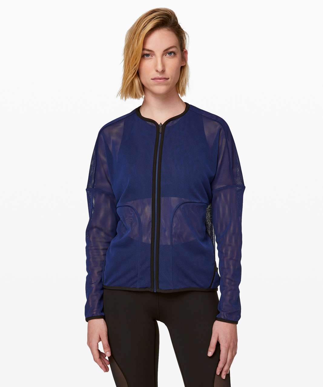 Lululemon Kaomi Jacket *lululemon lab - Velvety Blue / Black