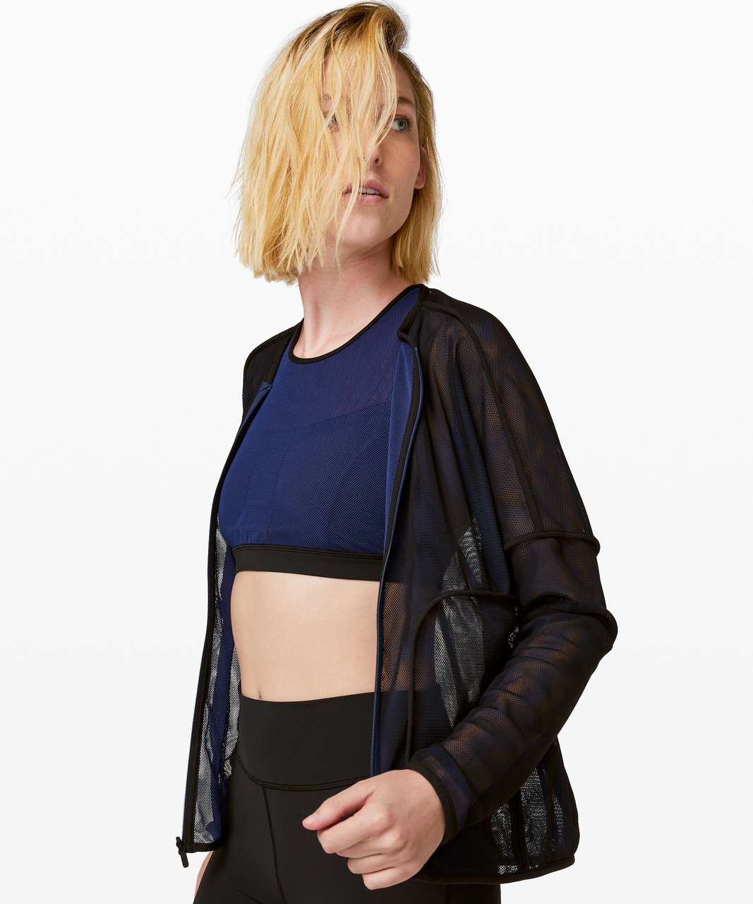 Lululemon Kaomi Jacket *lululemon lab - Velvety Blue / Black