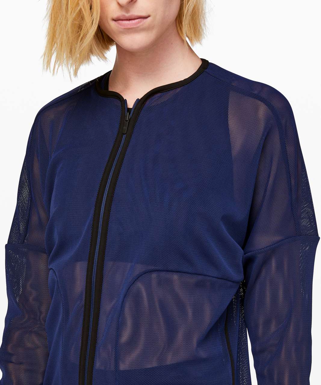 Lululemon Kaomi Jacket *lululemon lab - Velvety Blue / Black