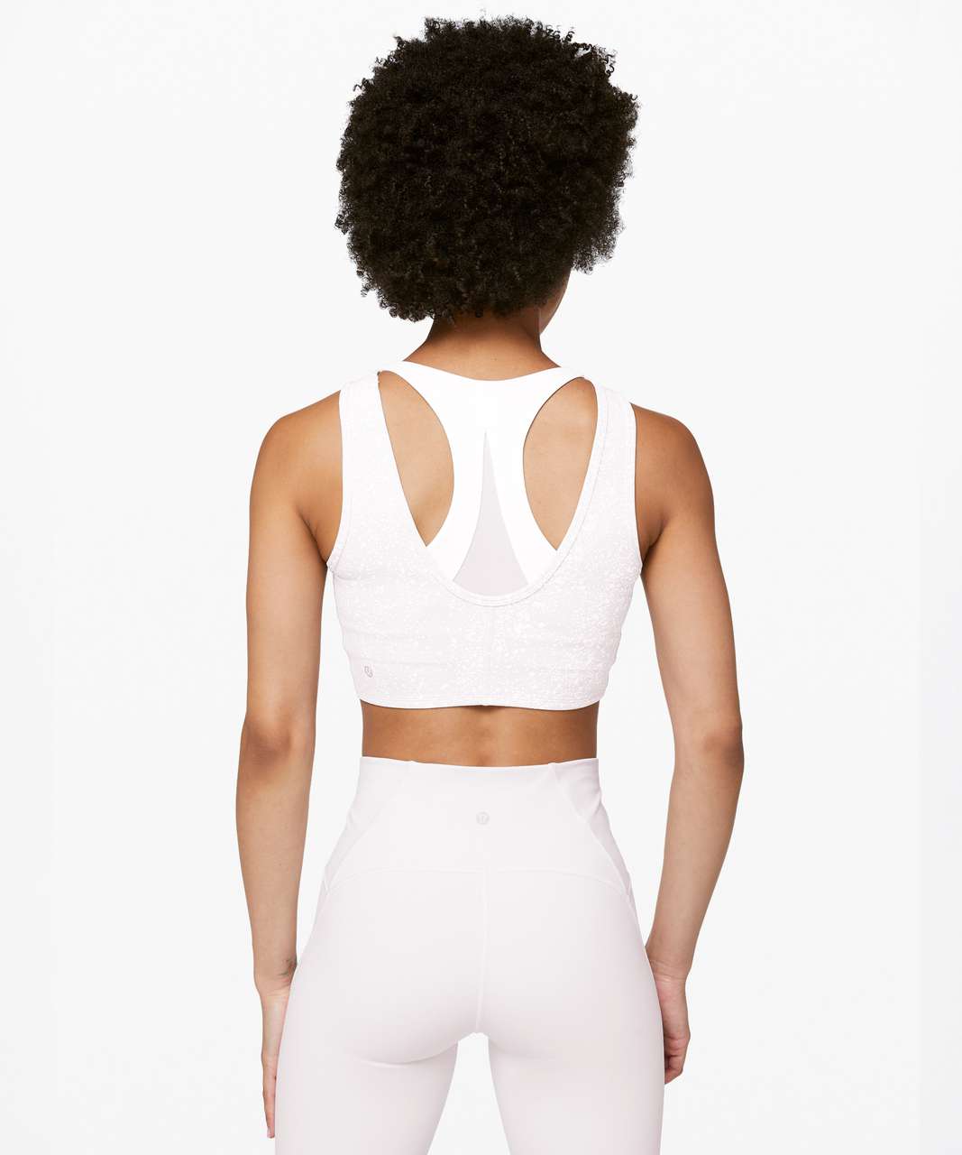 Lululemon Energetic Edge Cropped Tank - Light Chrome