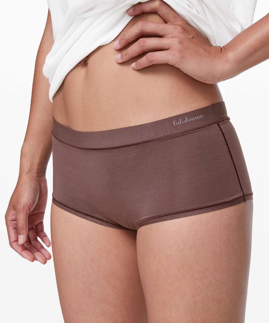 Lululemon Simply There Boyshort - Cherry Cola